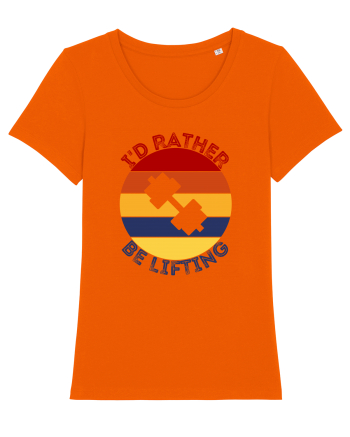 I'd Rather Be Lifting Bright Orange