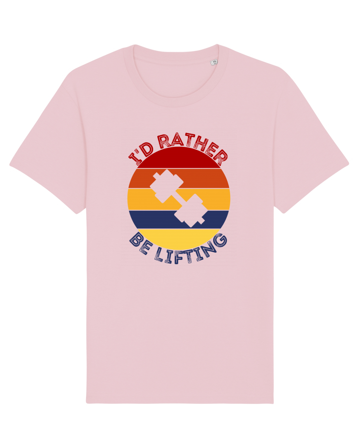 Tricou mânecă scurtă Unisex Rocker Cotton Pink