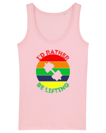 I'd Rather Be Lifting Cotton Pink