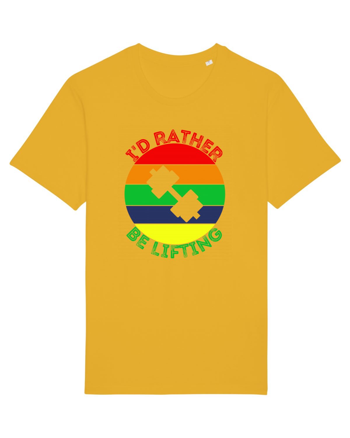 Tricou mânecă scurtă Unisex Rocker Spectra Yellow