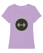 I'd Rather Be Lifting Tricou mânecă scurtă guler larg fitted Damă Expresser