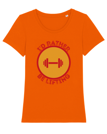 I'd Rather Be Lifting Bright Orange