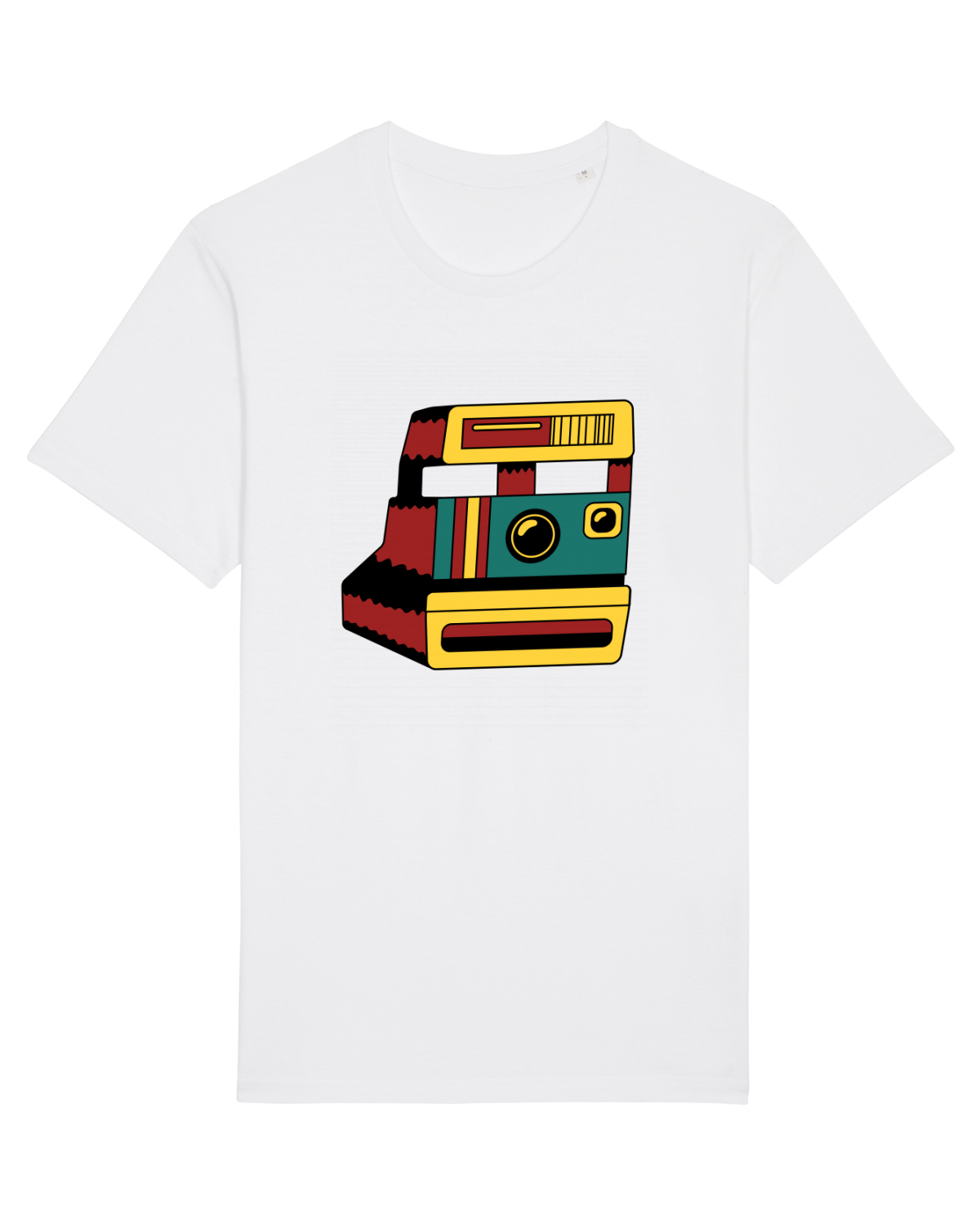 Tricou mânecă scurtă Unisex Rocker White