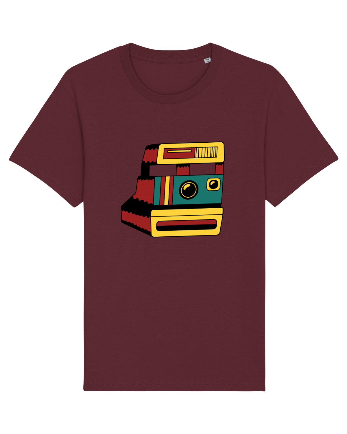 Tricou mânecă scurtă Unisex Rocker Burgundy