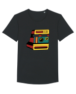 Aparat Foto Retro Vintage Tricou mânecă scurtă guler larg Bărbat Skater