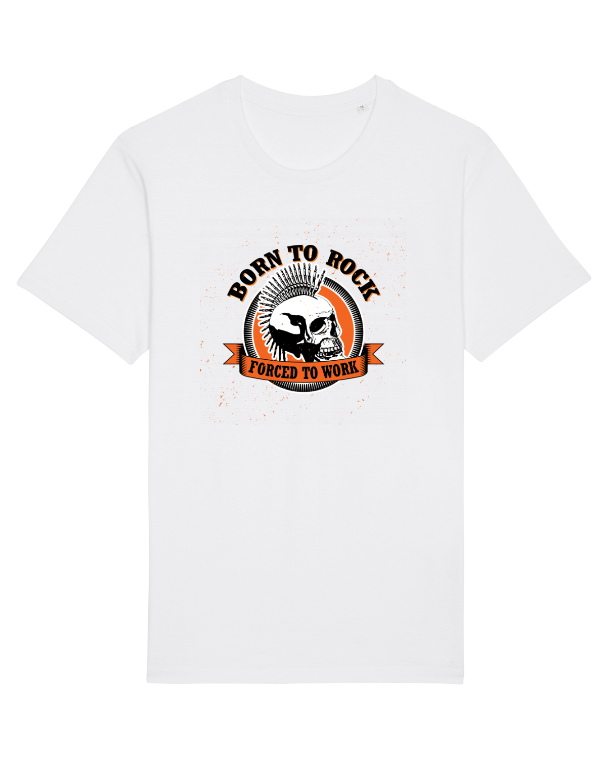 Tricou mânecă scurtă Unisex Rocker White