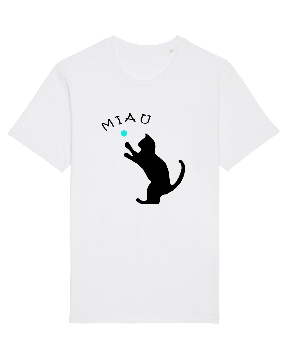 Tricou mânecă scurtă Unisex Rocker White