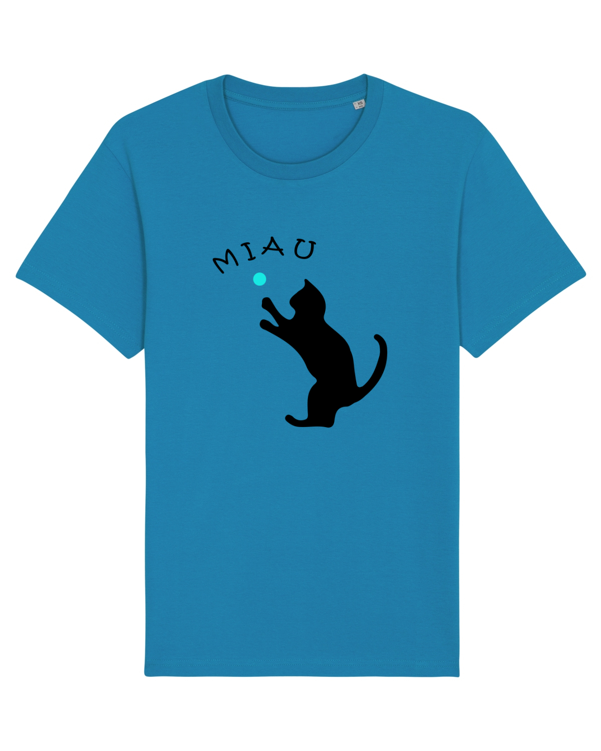 Tricou mânecă scurtă Unisex Rocker Azur