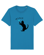 Cat silhouette  Tricou mânecă scurtă Unisex Rocker