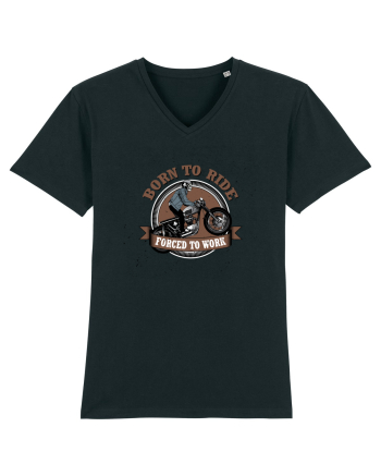 Born To Ride Forced To Work Black