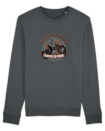 Born To Ride Forced To Work Anthracite