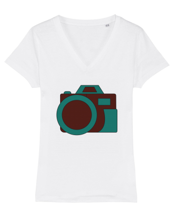 Aparat Foto Retro Vintage White