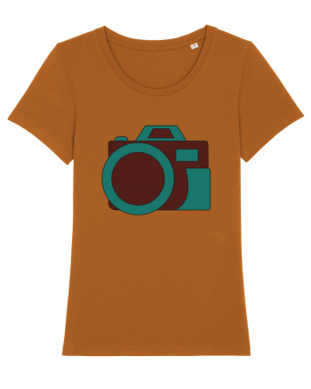 Aparat Foto Retro Vintage Roasted Orange