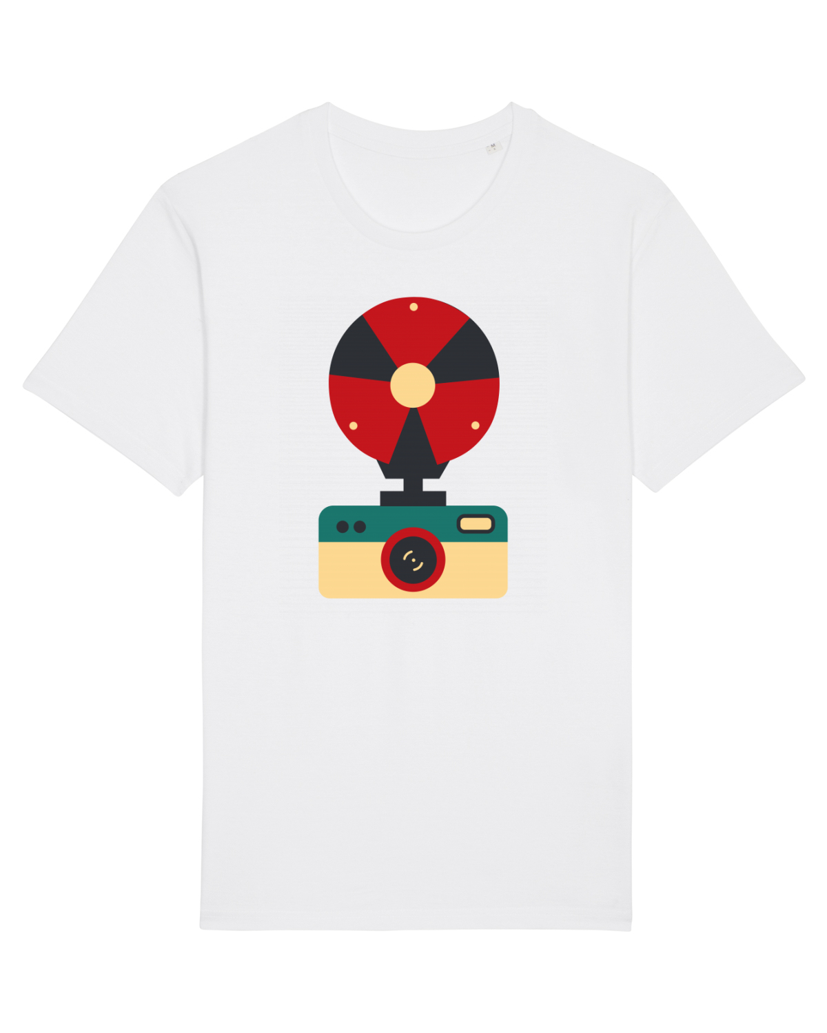 Tricou mânecă scurtă Unisex Rocker White