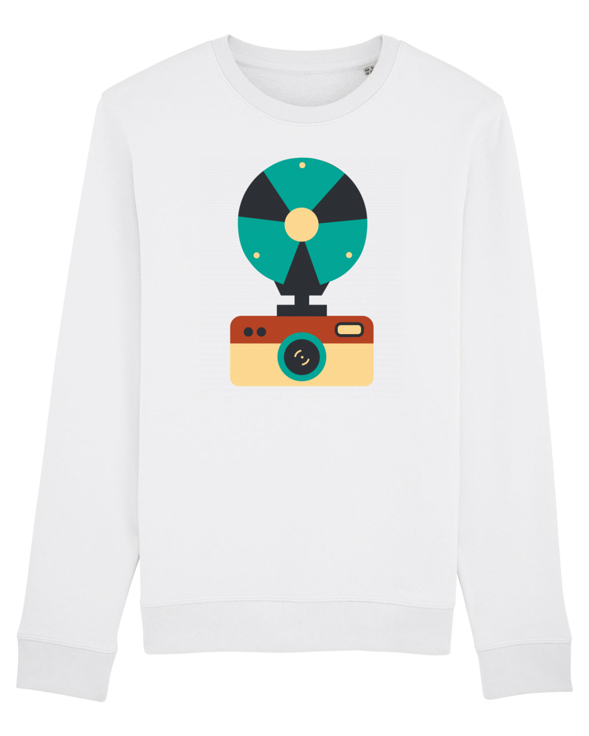 Bluză mânecă lungă Unisex Rise White