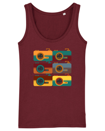 Aparat Foto Retro Vintage Burgundy