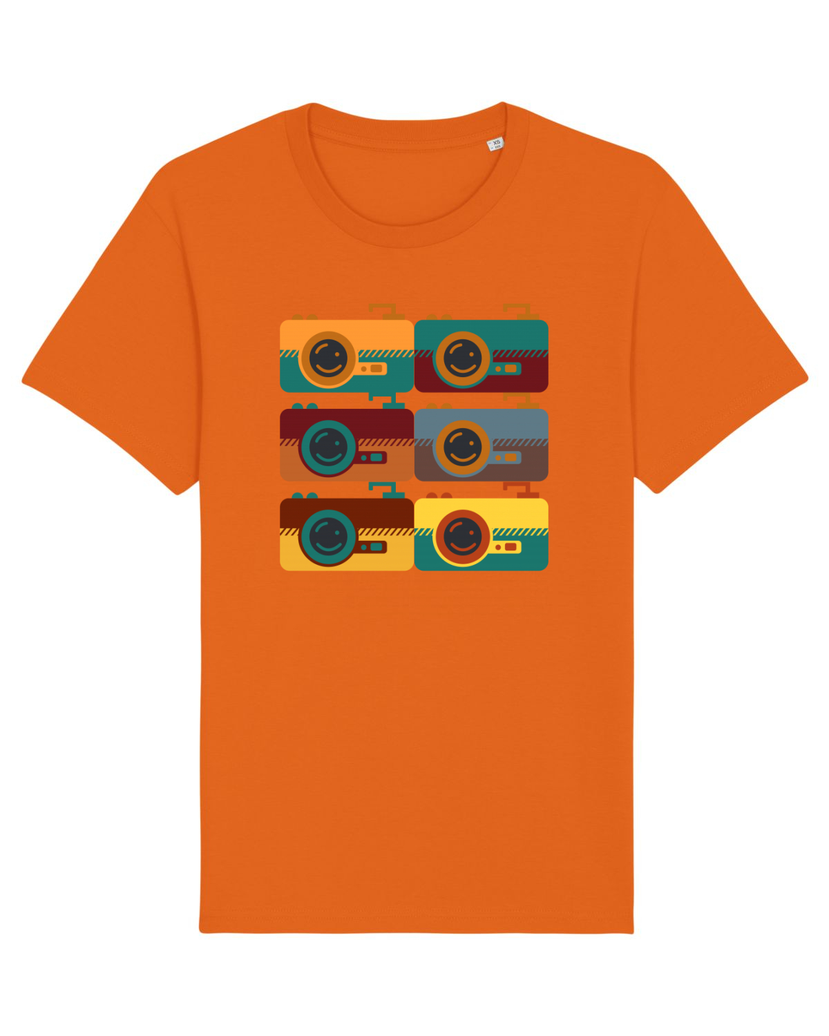 Tricou mânecă scurtă Unisex Rocker Bright Orange