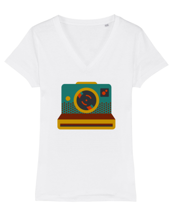 Aparat Foto Retro Vintage White