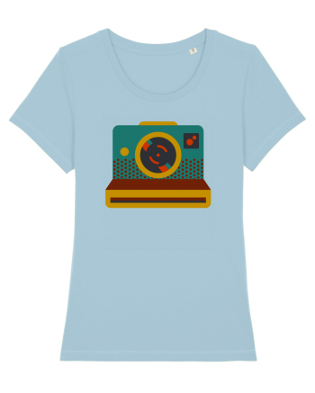 Aparat Foto Retro Vintage Sky Blue