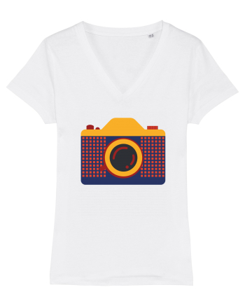 Aparat Foto Retro Vintage White