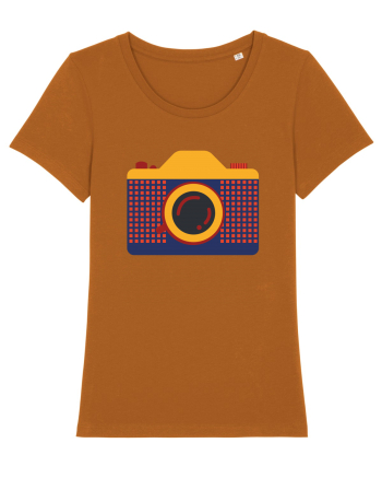 Aparat Foto Retro Vintage Roasted Orange