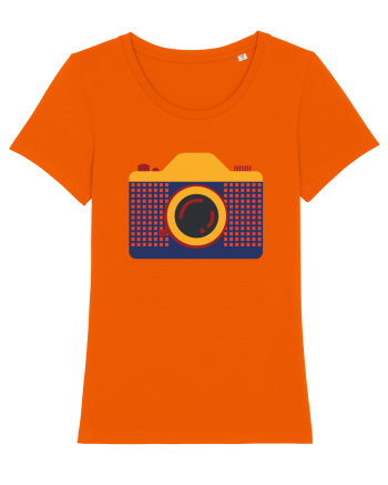 Aparat Foto Retro Vintage Bright Orange