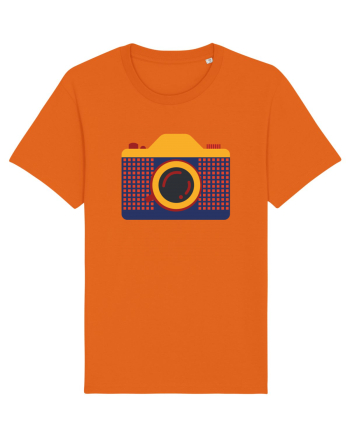 Aparat Foto Retro Vintage Bright Orange