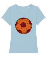 Pentru Iubitorii De Football  Tricou mânecă scurtă guler larg fitted Damă Expresser
