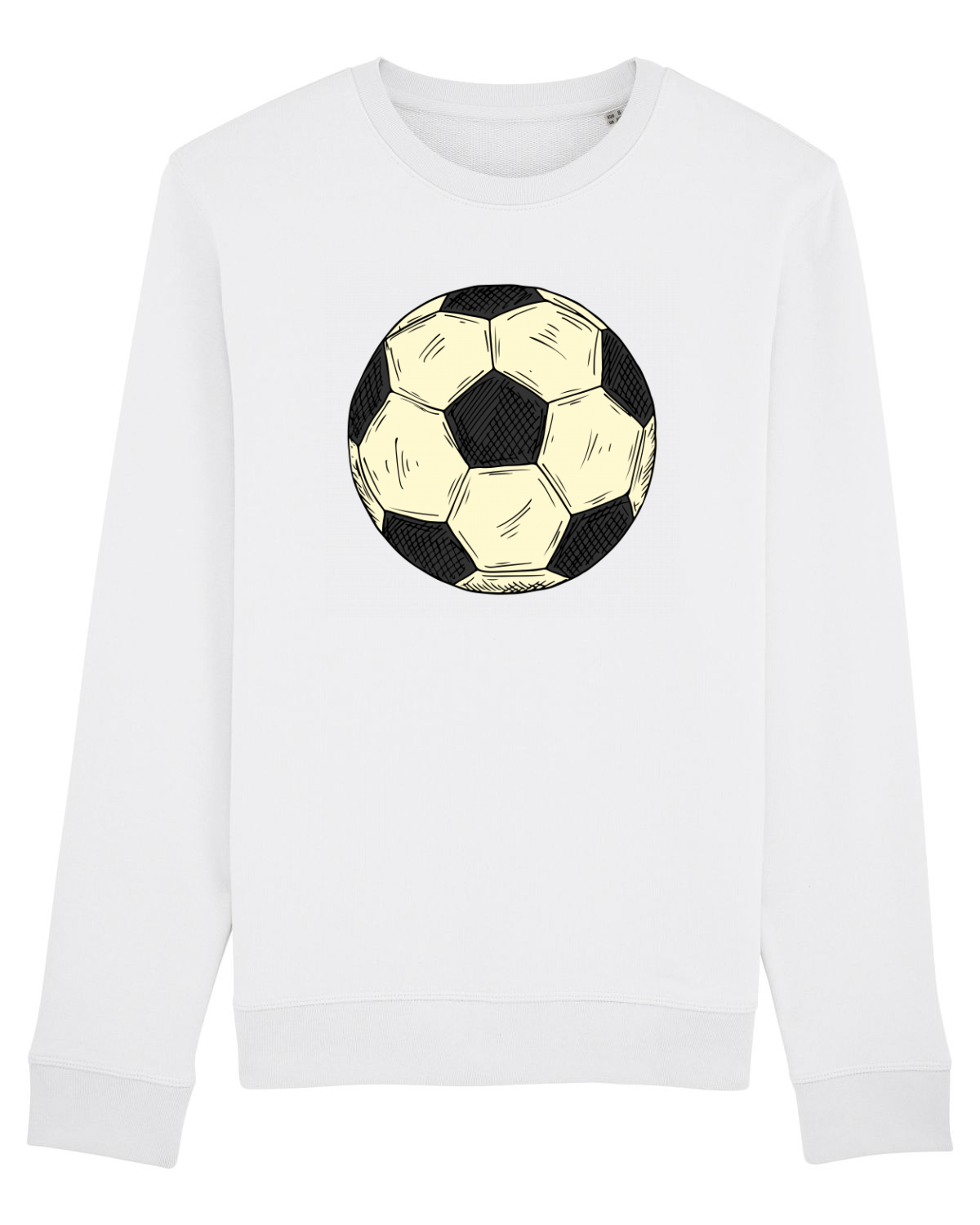 Bluză mânecă lungă Unisex Rise White