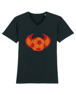 Pentru Iubitorii De Football  Tricou mânecă scurtă guler V Bărbat Presenter
