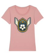 Pentru Iubitorii De Football  Tricou mânecă scurtă guler larg fitted Damă Expresser
