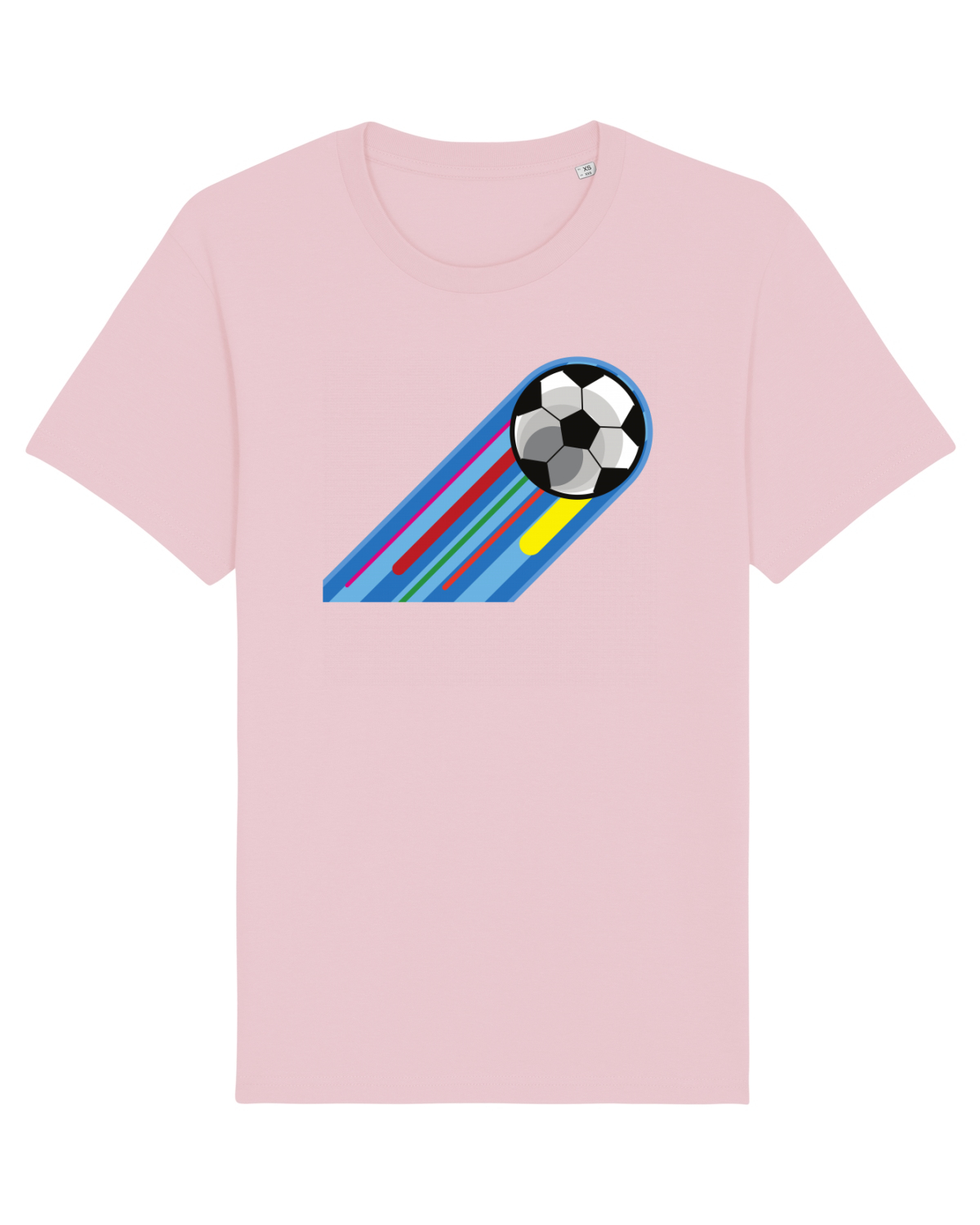 Tricou mânecă scurtă Unisex Rocker Cotton Pink