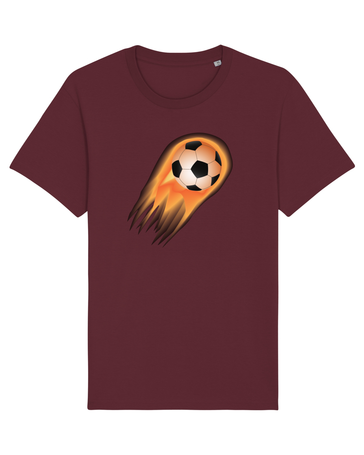 Tricou mânecă scurtă Unisex Rocker Burgundy