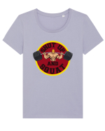 Gym Lovers Tricou mânecă scurtă guler larg fitted Damă Expresser