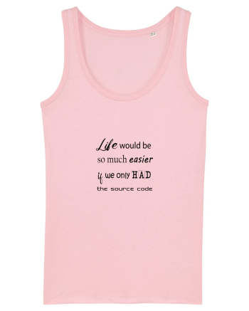 Life inspirational Cotton Pink