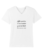 Life inspirational Tricou mânecă scurtă guler V Bărbat Presenter