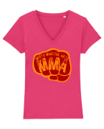 Mixed Martial Arts Tricou mânecă scurtă guler V Damă Evoker