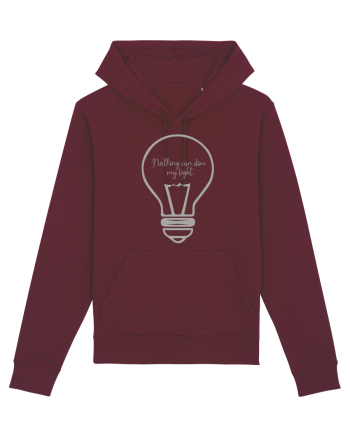 Nothing can dim my light  Burgundy