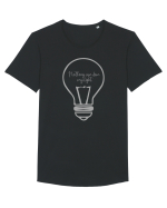 Nothing can dim my light  Tricou mânecă scurtă guler larg Bărbat Skater