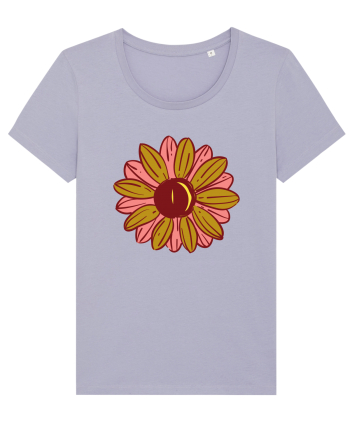 Retro Vintage Flower Lavender