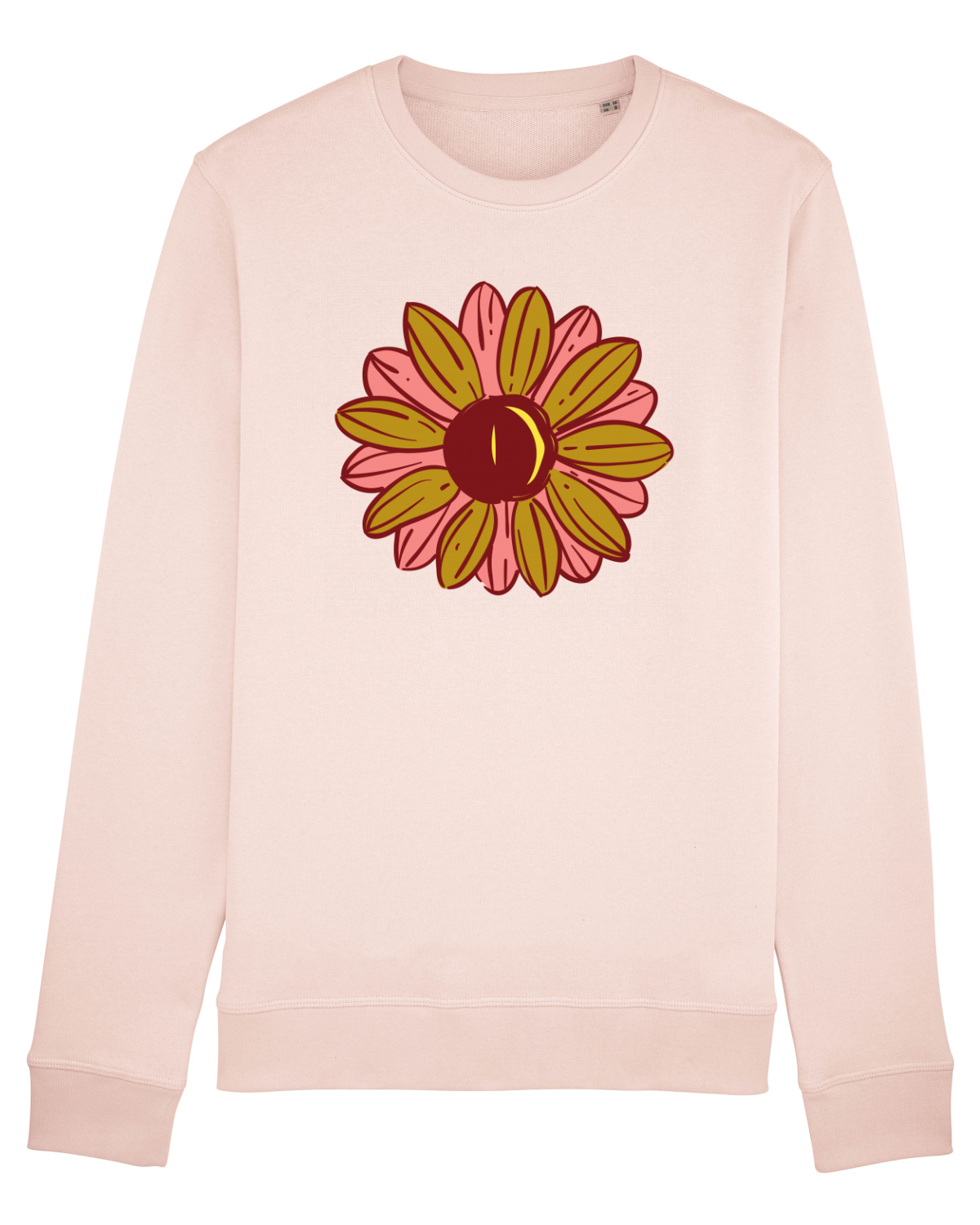 Bluză mânecă lungă Unisex Rise Candy Pink
