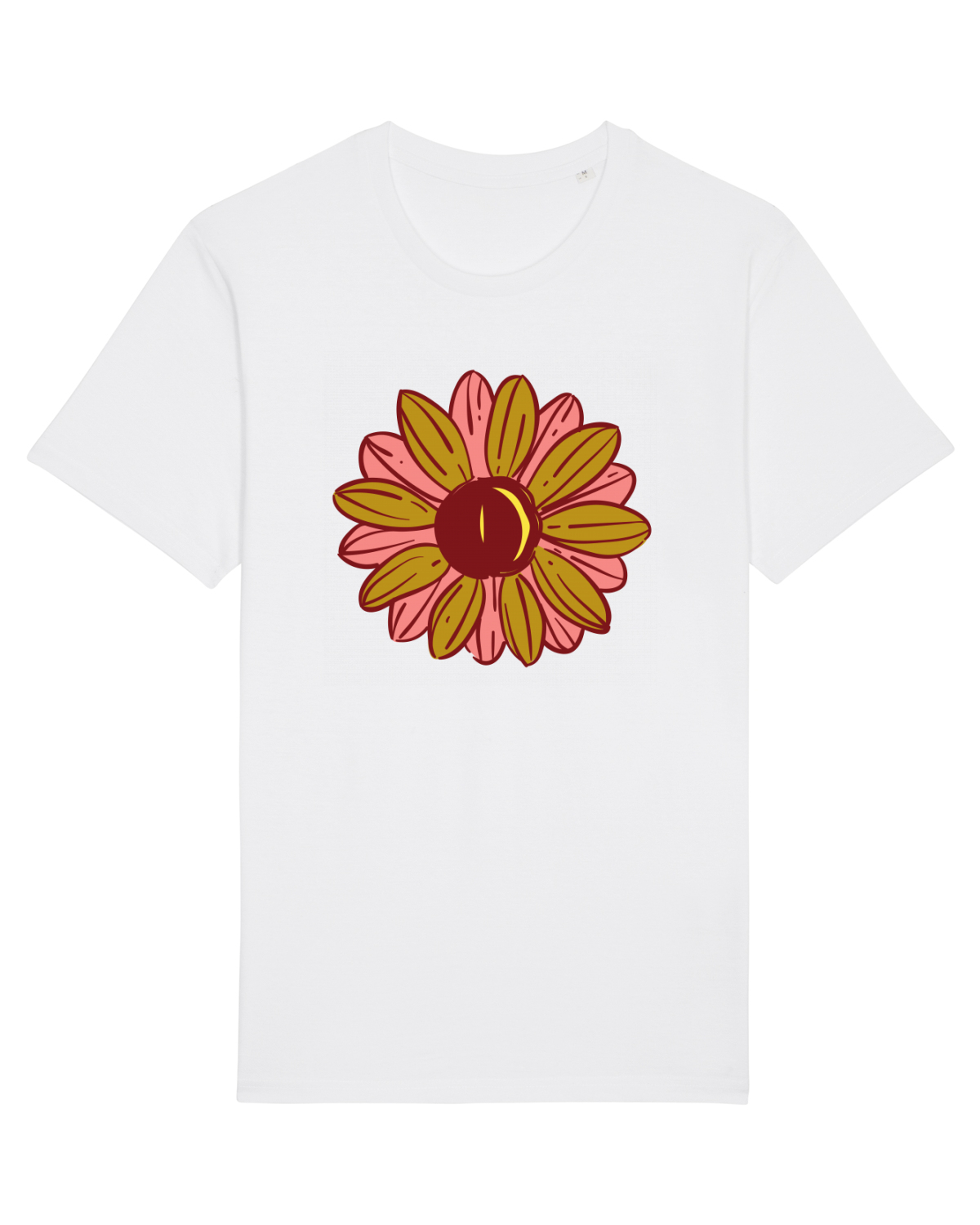 Tricou mânecă scurtă Unisex Rocker White