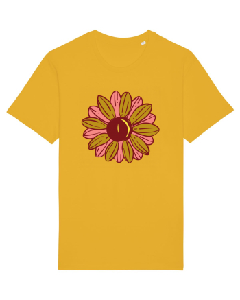 Retro Vintage Flower Spectra Yellow