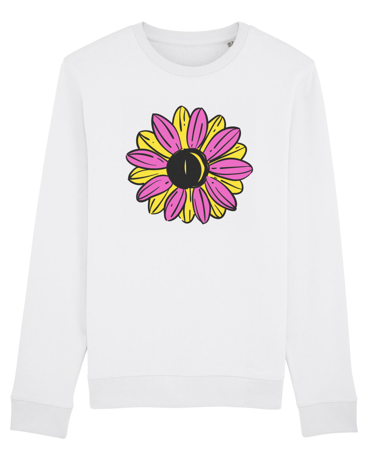 Bluză mânecă lungă Unisex Rise White