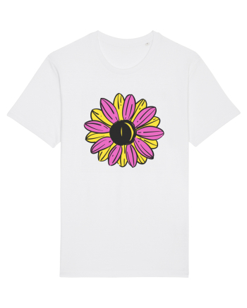 Retro Vintage Flower White