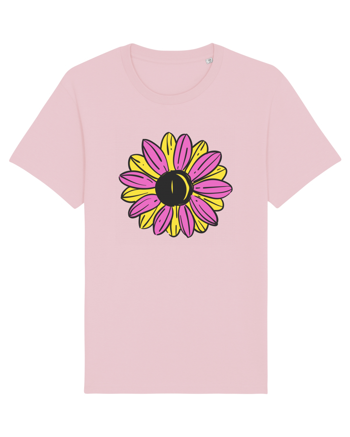 Tricou mânecă scurtă Unisex Rocker Cotton Pink