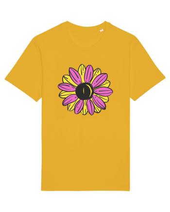 Retro Vintage Flower Spectra Yellow