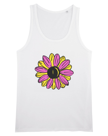Retro Vintage Flower White