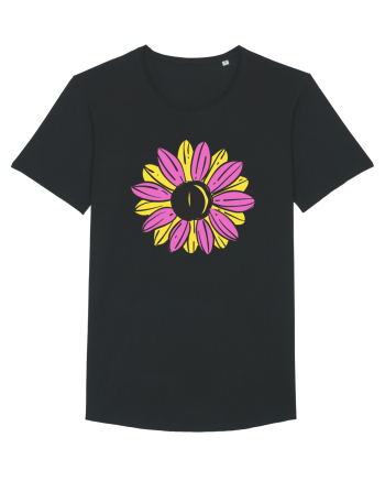Retro Vintage Flower Black