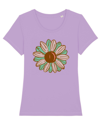 Retro Vintage Flower Lavender Dawn